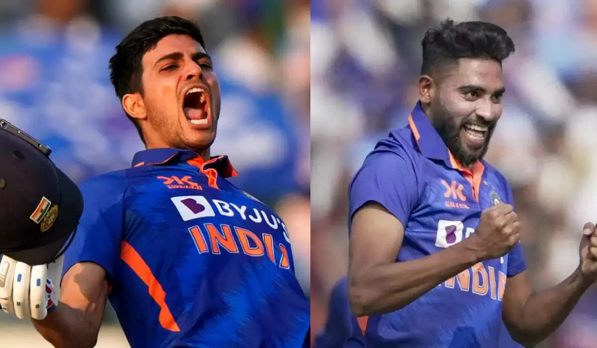 Shubman Gill And Mohammed Siraj Nominated 