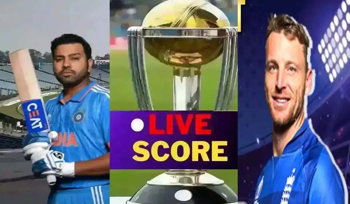ndia vs England Live score World cup 2023